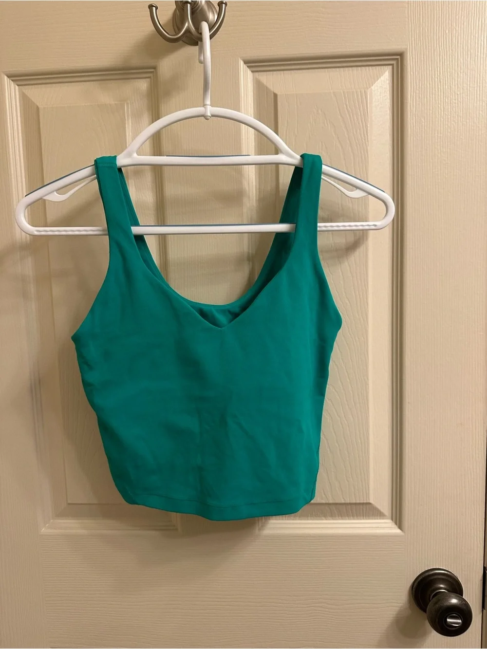 Lululemon Women’s Green V-Neck Tank Top